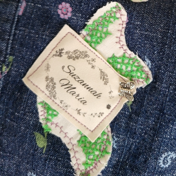 Long Upcycled Denim Duster / Jacket - Picture 16 of 16